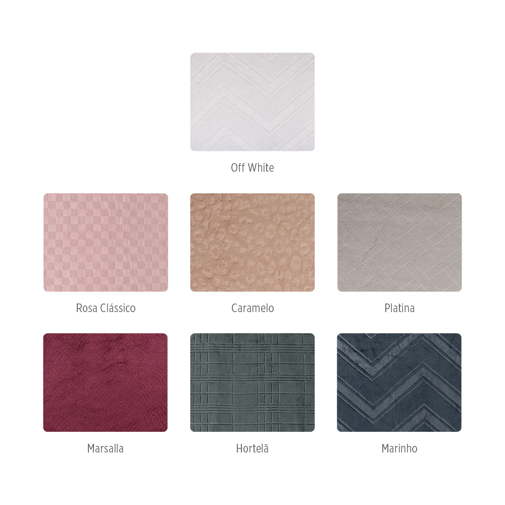 Roupão Microfibra Texturizado Flannel