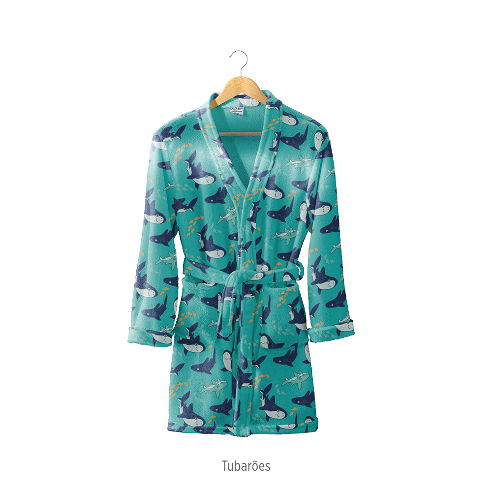 Roupão Kids  Estampado