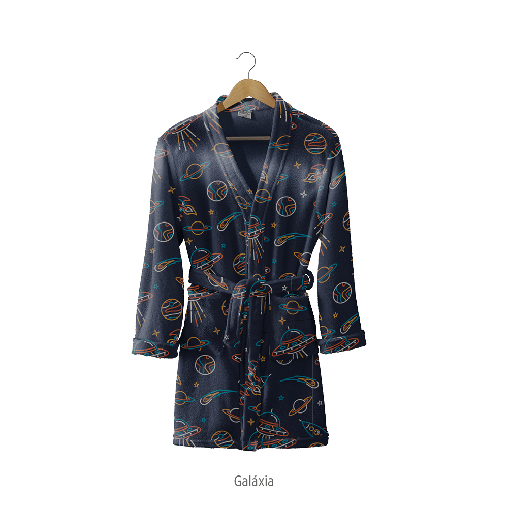 Roupão Kids  Estampado