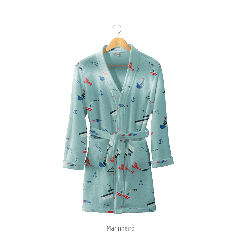 Roupão Kids  Estampado